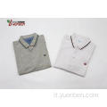 Tessuto jacquard 100% cotone con camicia da uomo con colletto jacquard